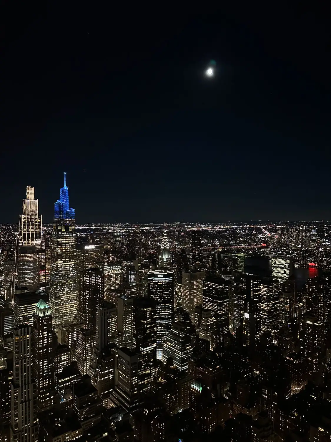Manhattan at night