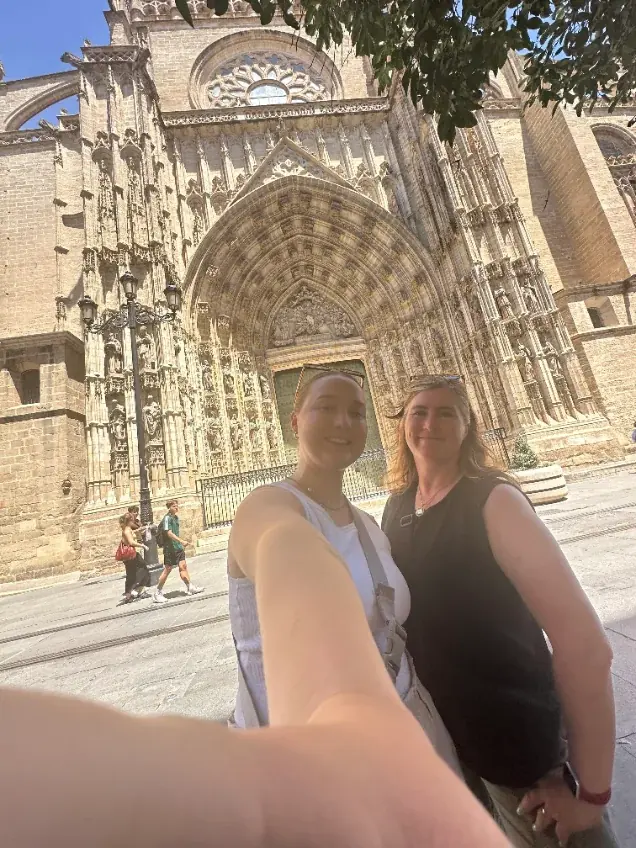 Lori and Kylie in Seville